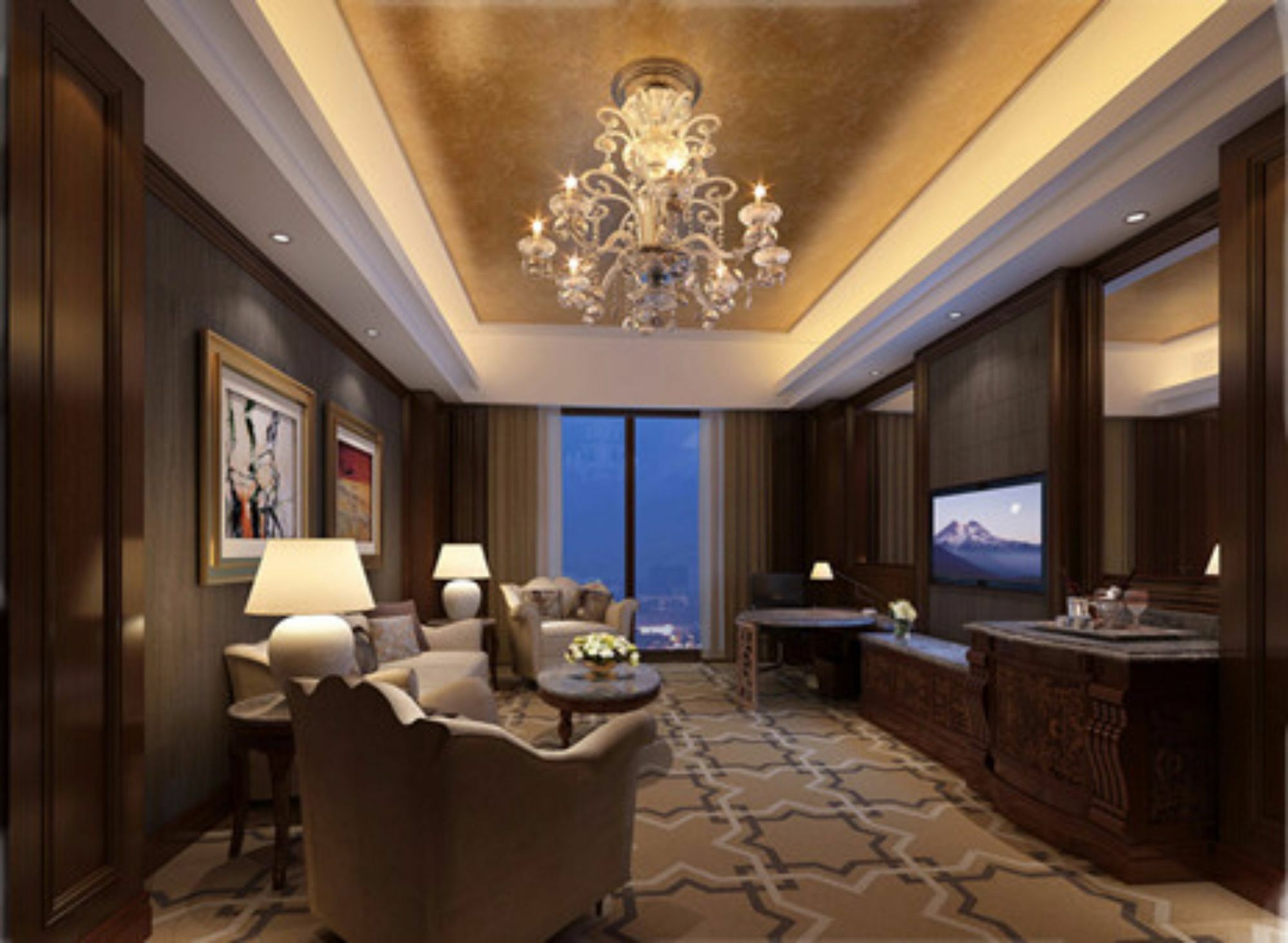 Jinan Luxury Blue Horizon Hotel ภายนอก รูปภาพ