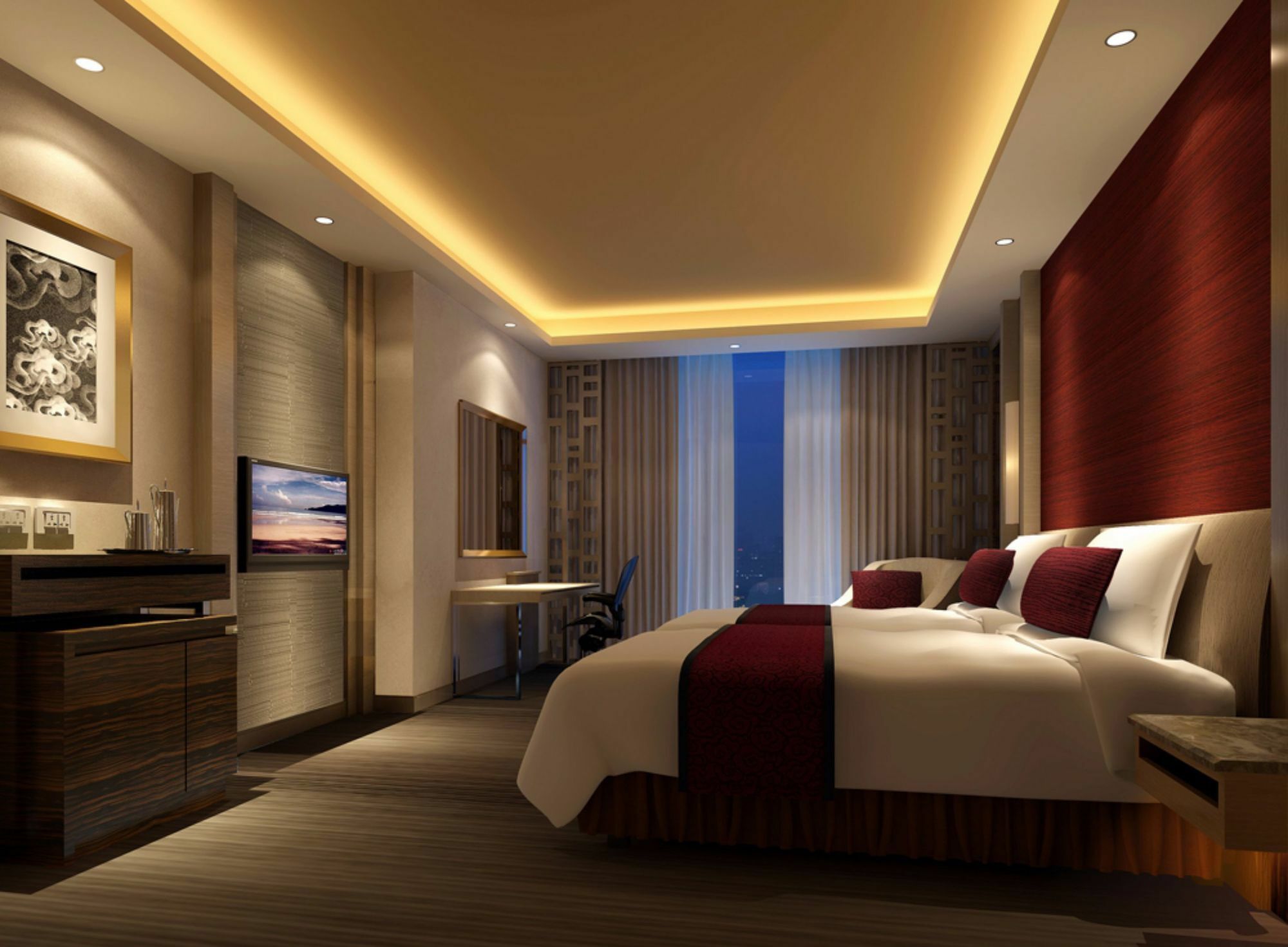 Jinan Luxury Blue Horizon Hotel ภายนอก รูปภาพ