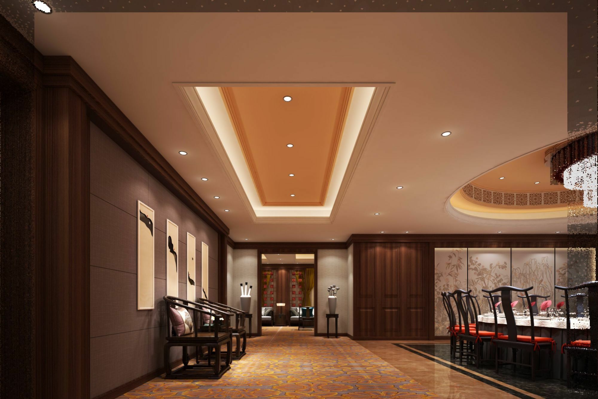 Jinan Luxury Blue Horizon Hotel ภายนอก รูปภาพ
