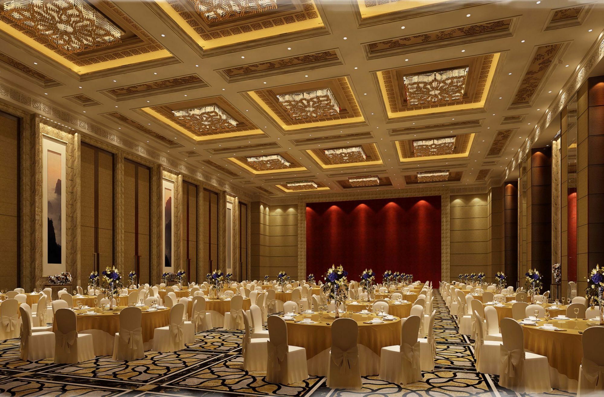 Jinan Luxury Blue Horizon Hotel ภายนอก รูปภาพ
